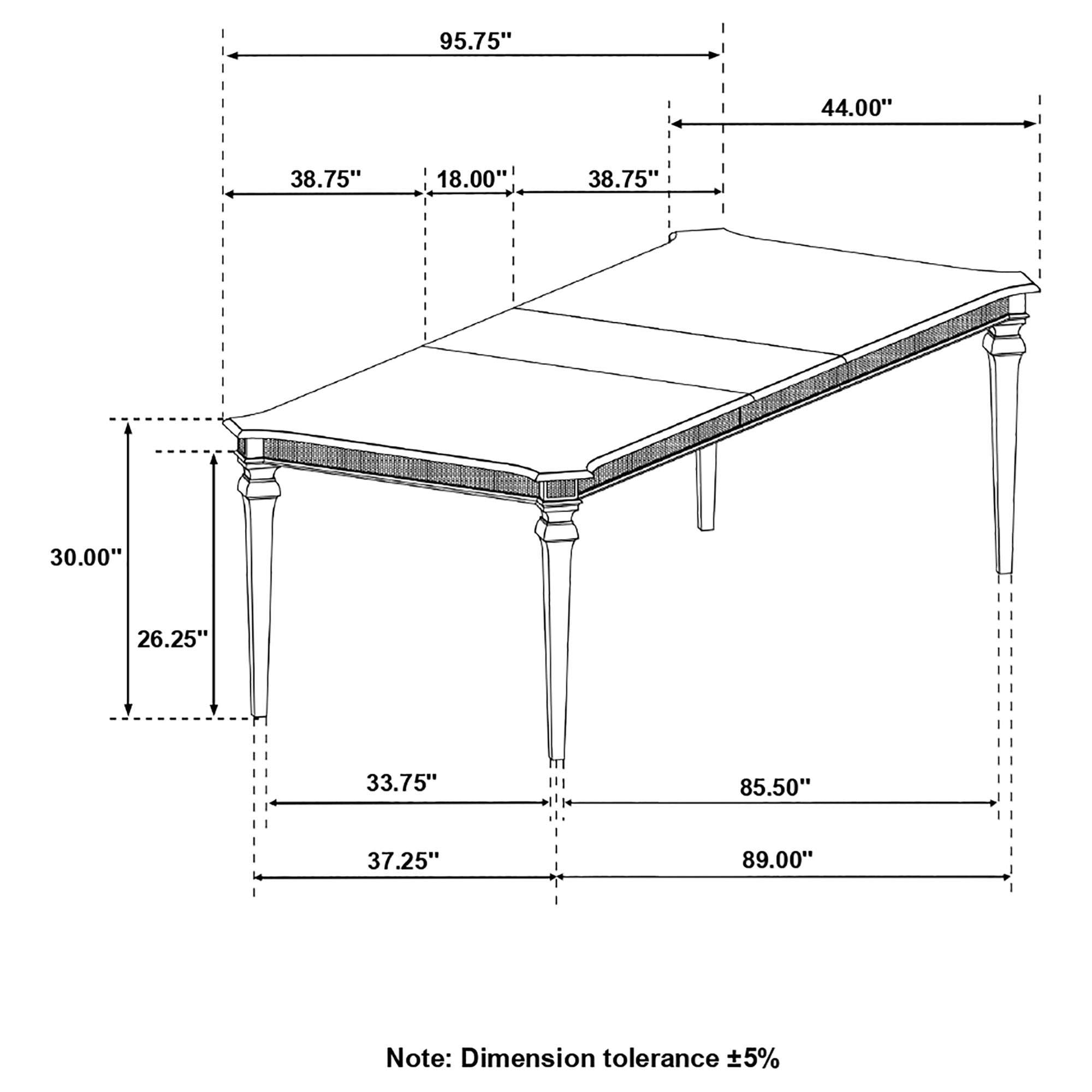 Evangeline 7 Piece Formal Dining Set