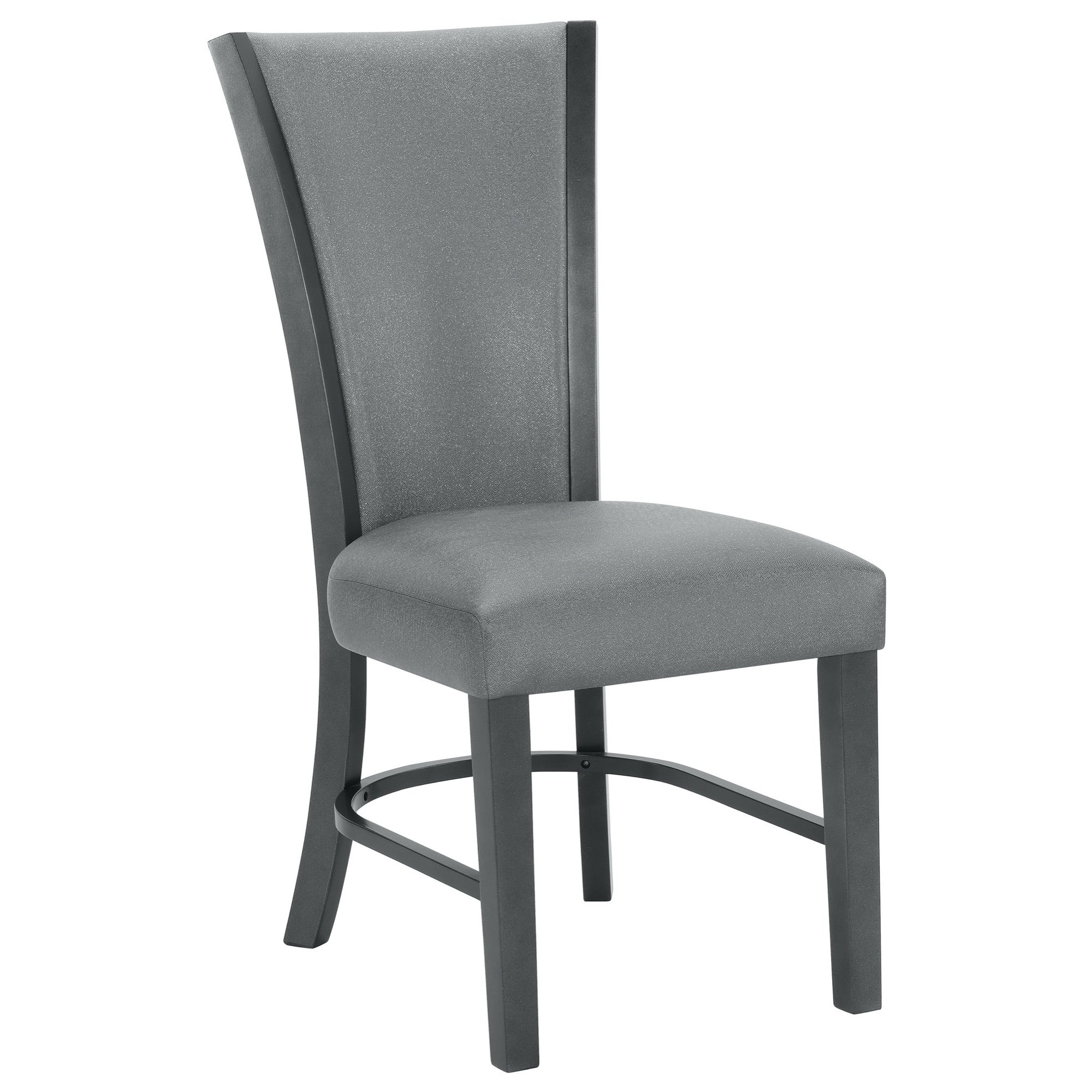 Amelia Glitter Grey Dining Chair (Set of 2)