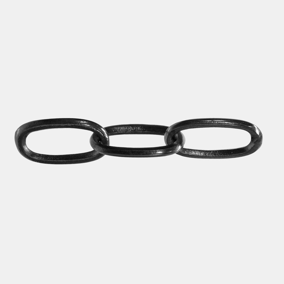 Metal 15" Chain Decor, Black