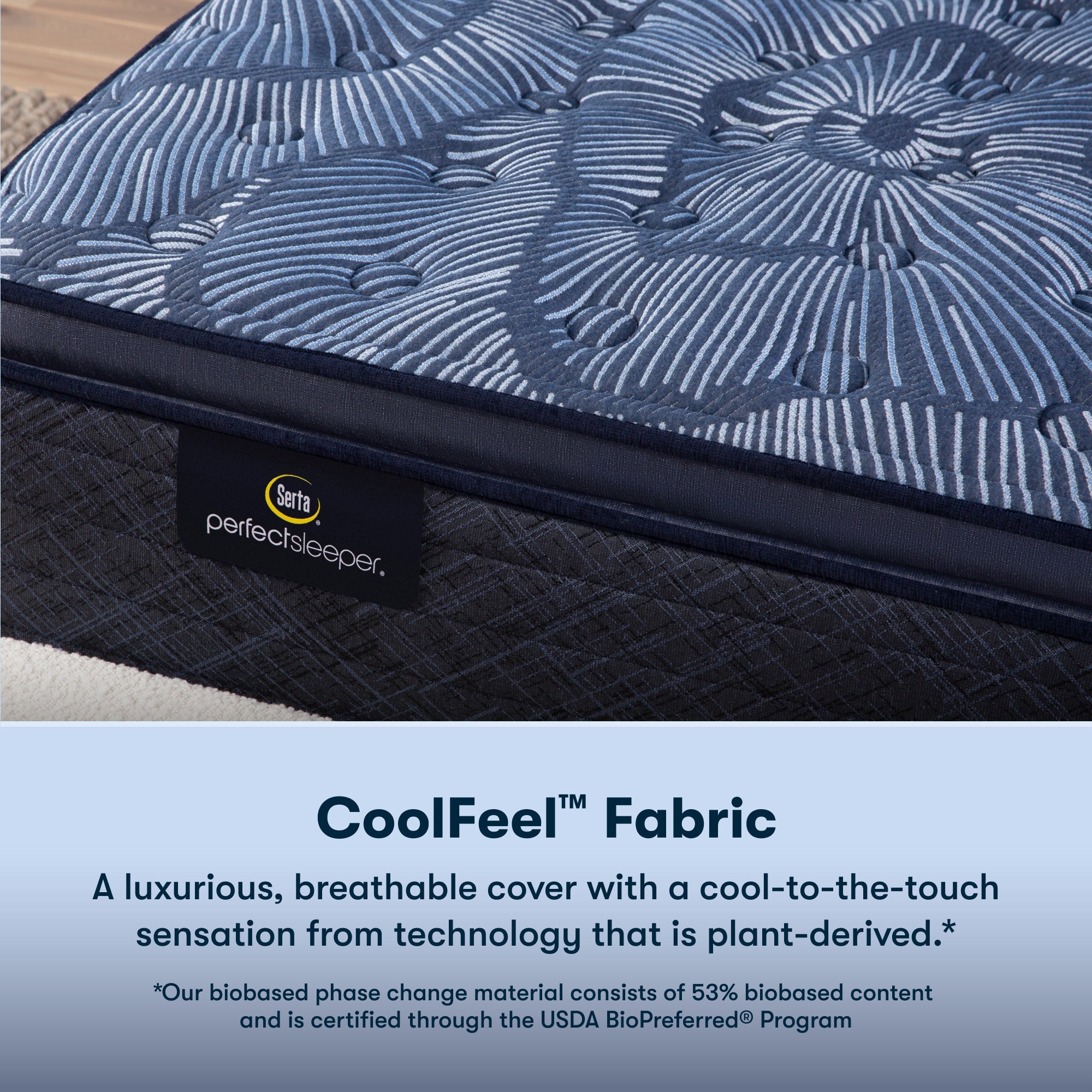 Serta Perfect Sleeper Cobalt Calm Medium Pillow Top Full Mattress