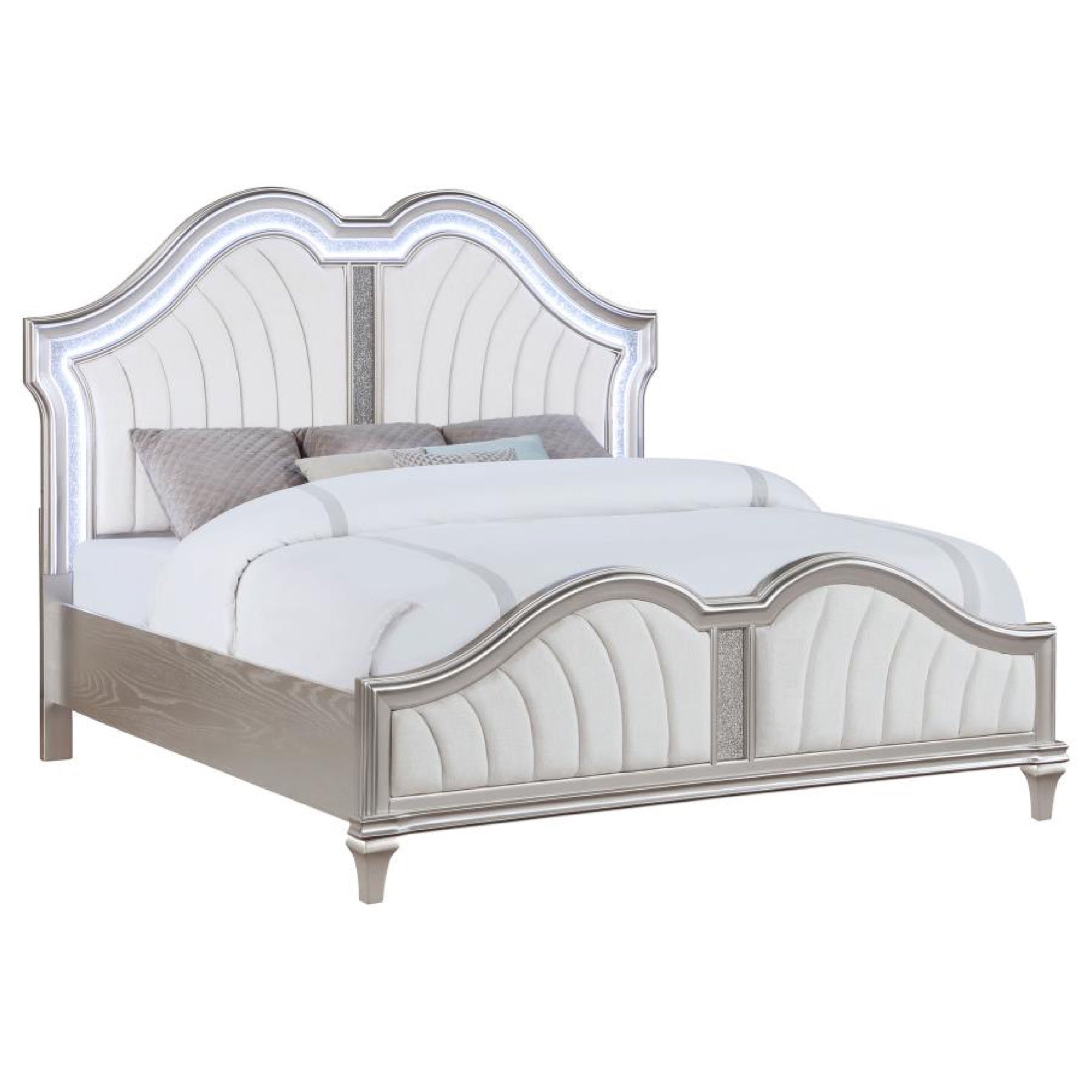 Evangeline Queen 3 Piece Upholstered Bedroom Set