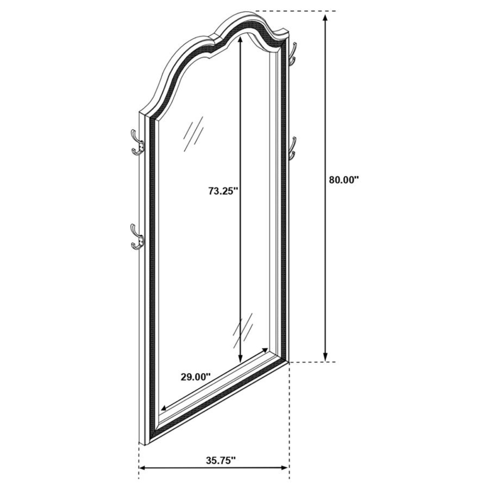 Evangeline Full Length LED Floor Mirror