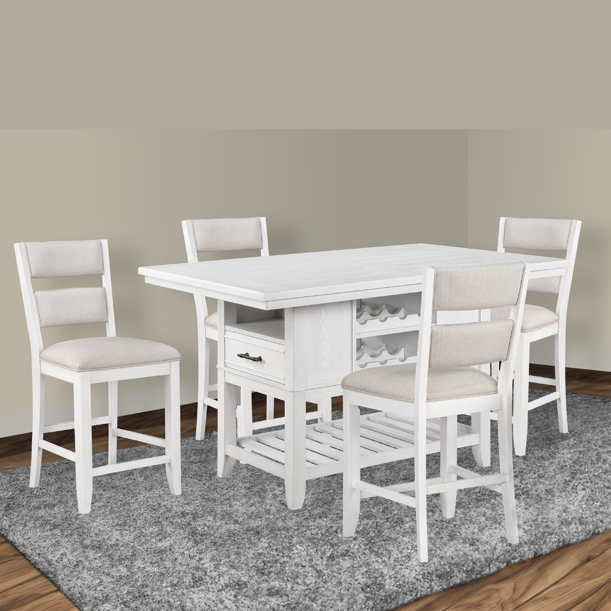 Avery 5 Piece Counter Height Dining Set