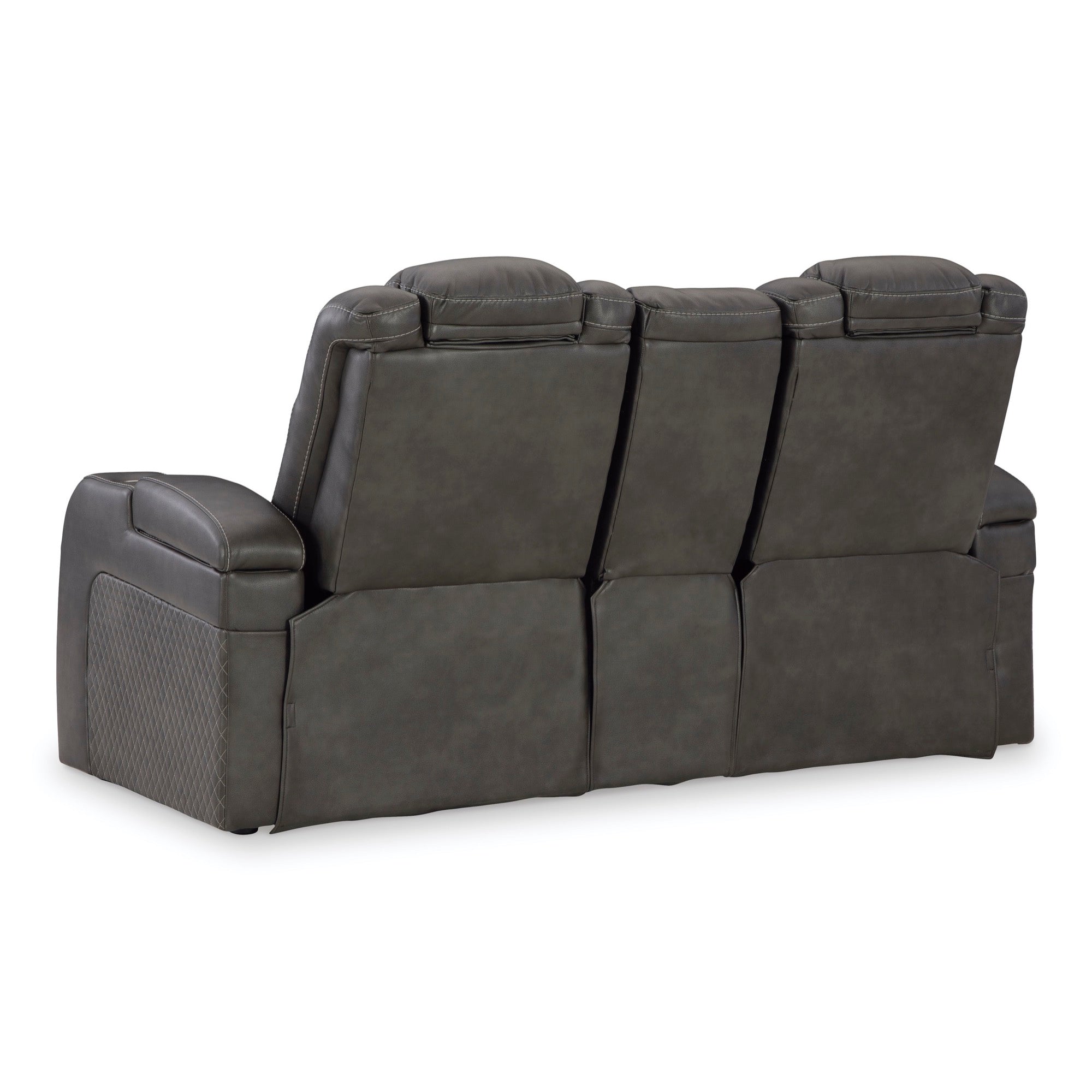 Fyne-Dyme Power Reclining Loveseat with Console