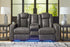 Fyne-Dyme Power Reclining Loveseat with Console