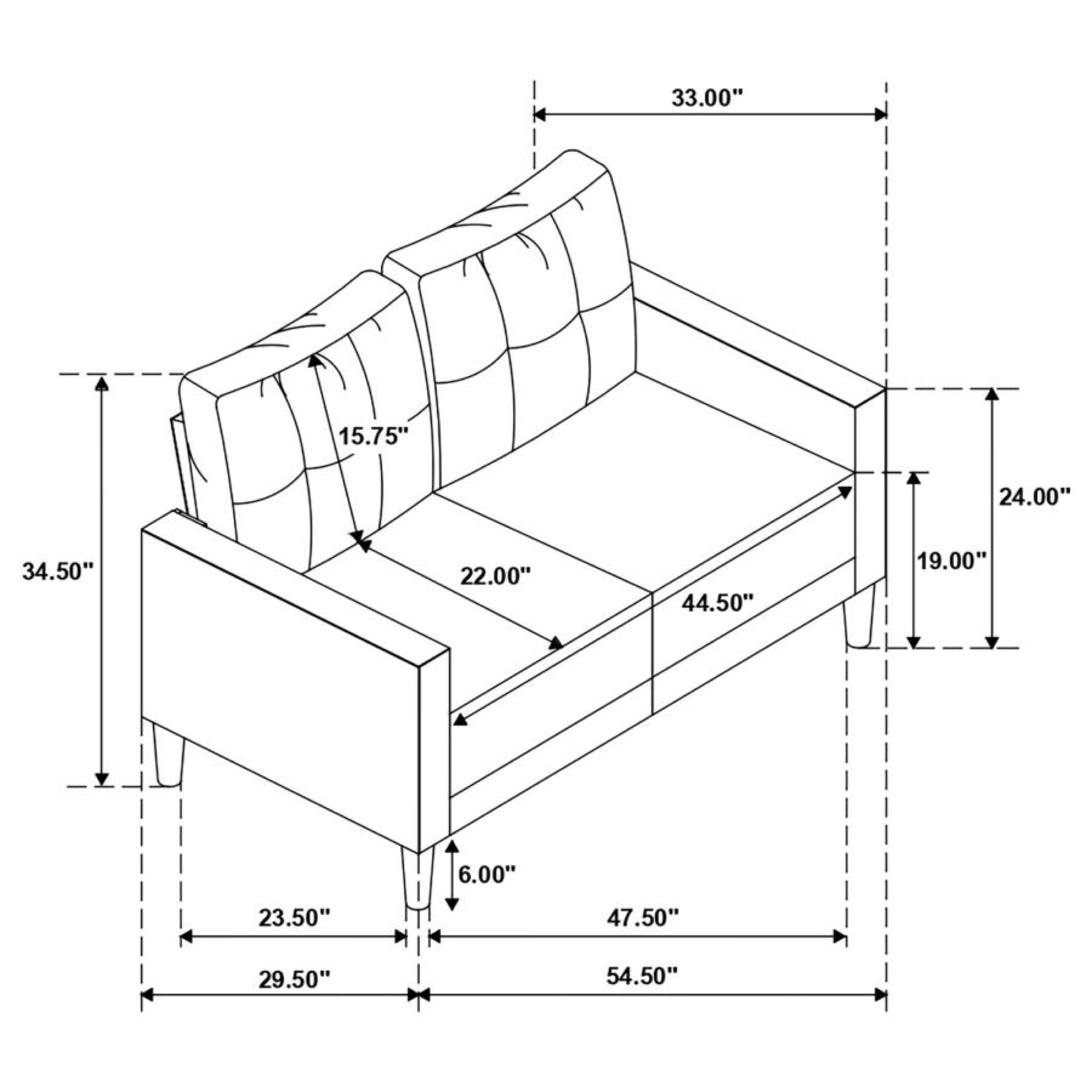 Bowen Loveseat in a Box