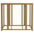 Adri Metal Frame End Table Matte Brass