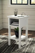 Marnville White Accent Table