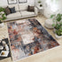 Ana 5x8 Red/Cream Area Rug