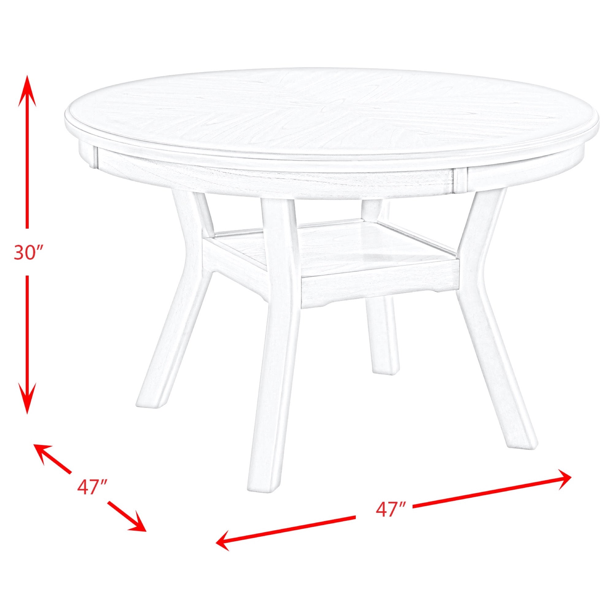 Amherst Grey Dining Table