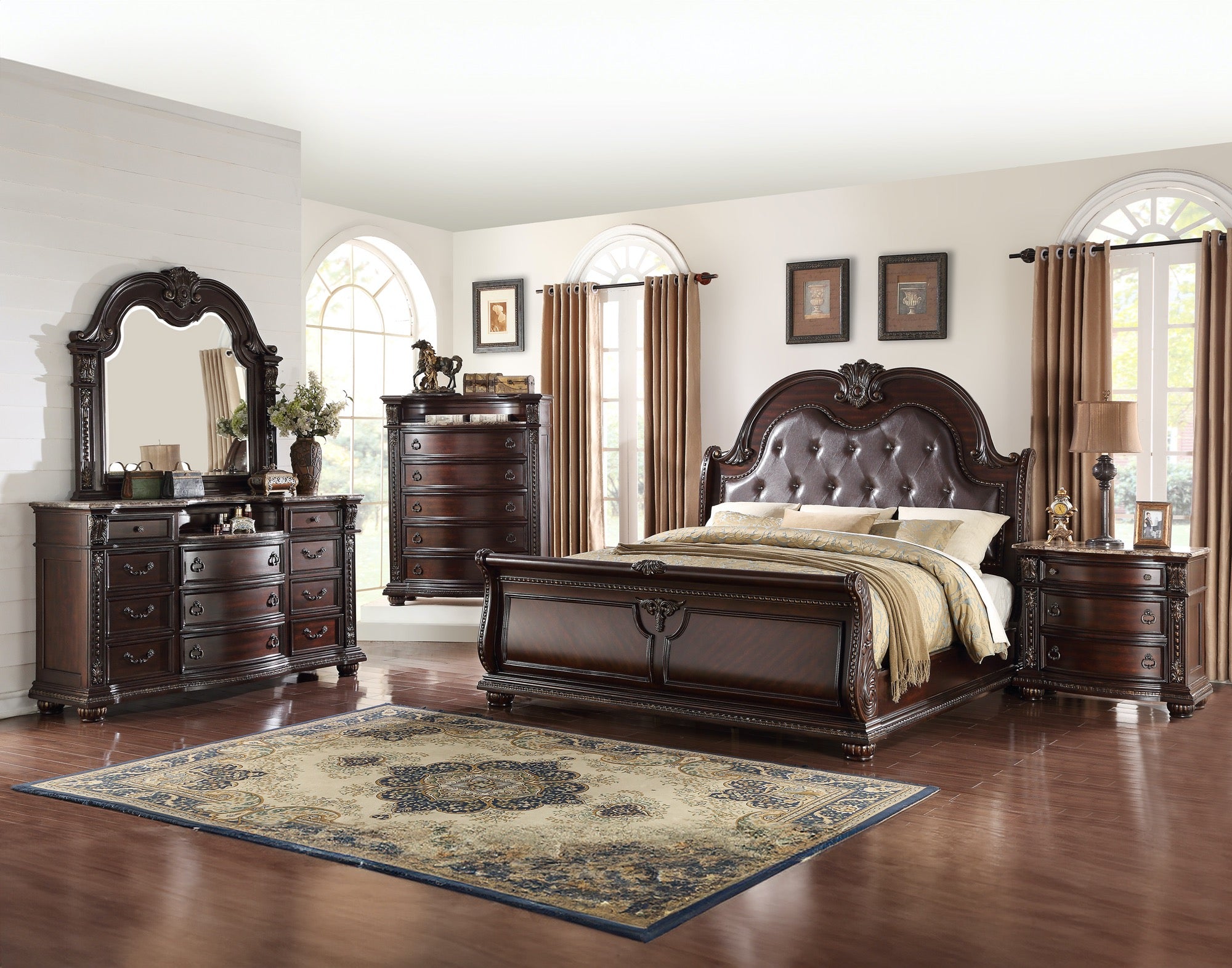 Stanley Queen 5 Piece Bedroom Set