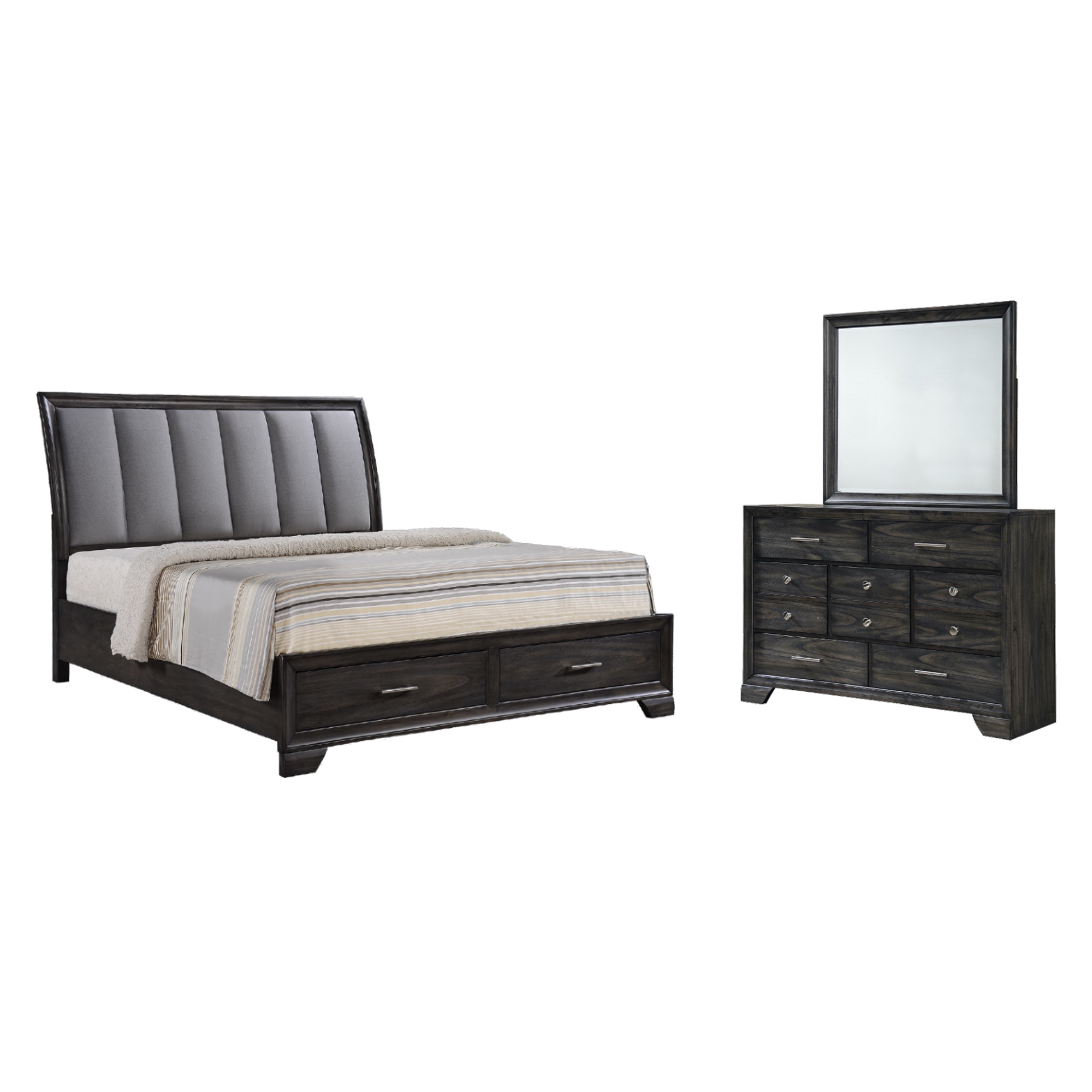 Julian Queen 3 Piece Bedroom Set