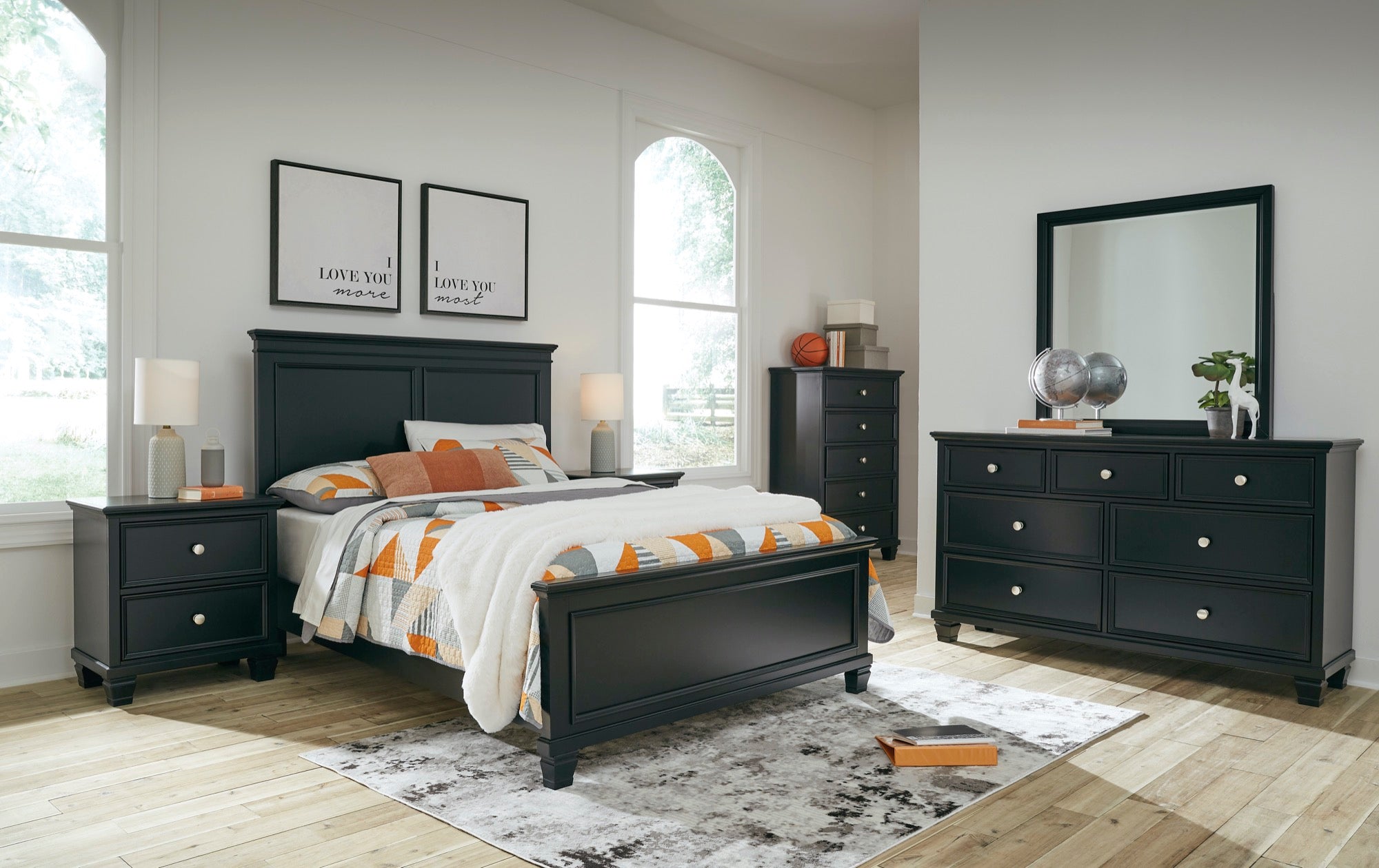 Lanolee Full 5 Piece Bedroom Set