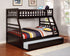 Lisbon Twin over Full Bunk Bed with Mattress Trundle