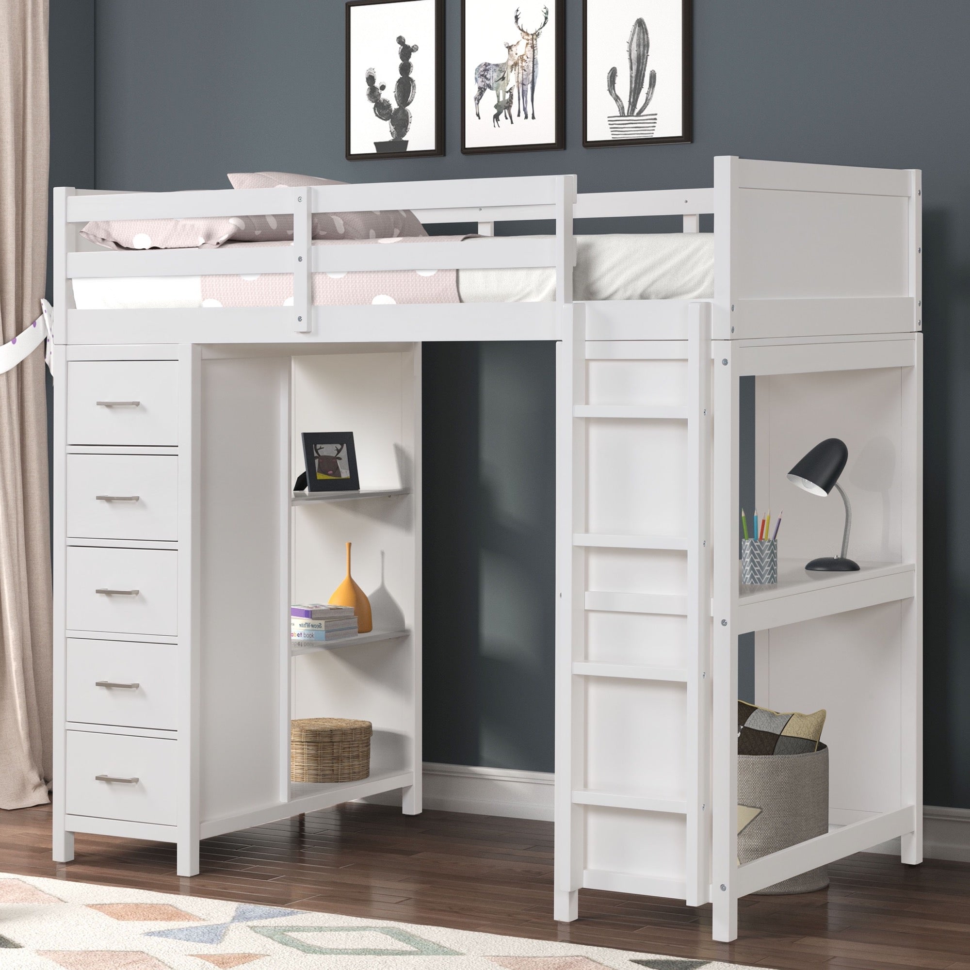 Paris Twin Loft Bed