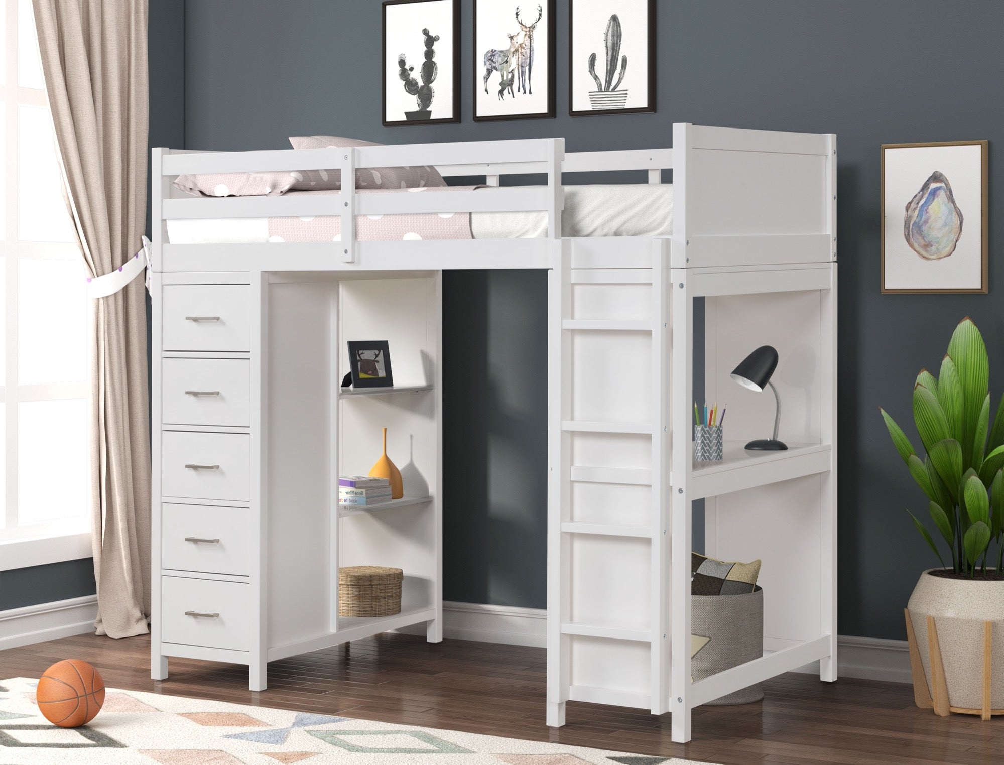 Paris Twin Loft Bed