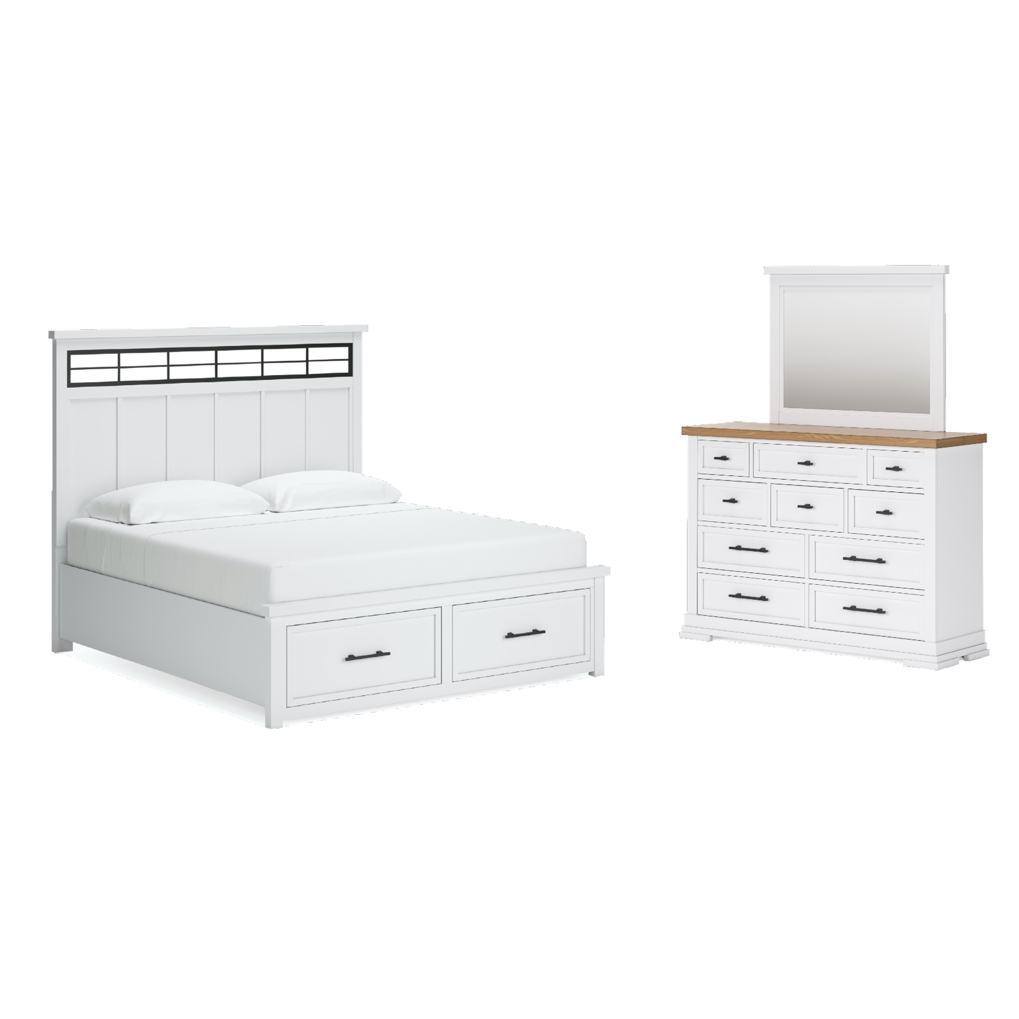 Asher King 3 Piece Bedroom Set