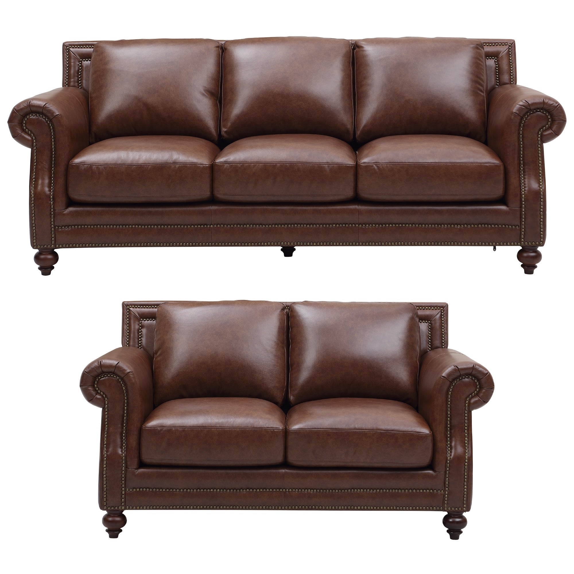 Bayliss Leather Living Room Set