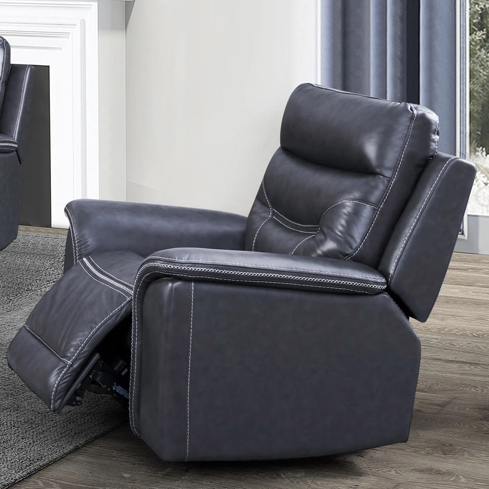 Bullard Power Leather Recliner