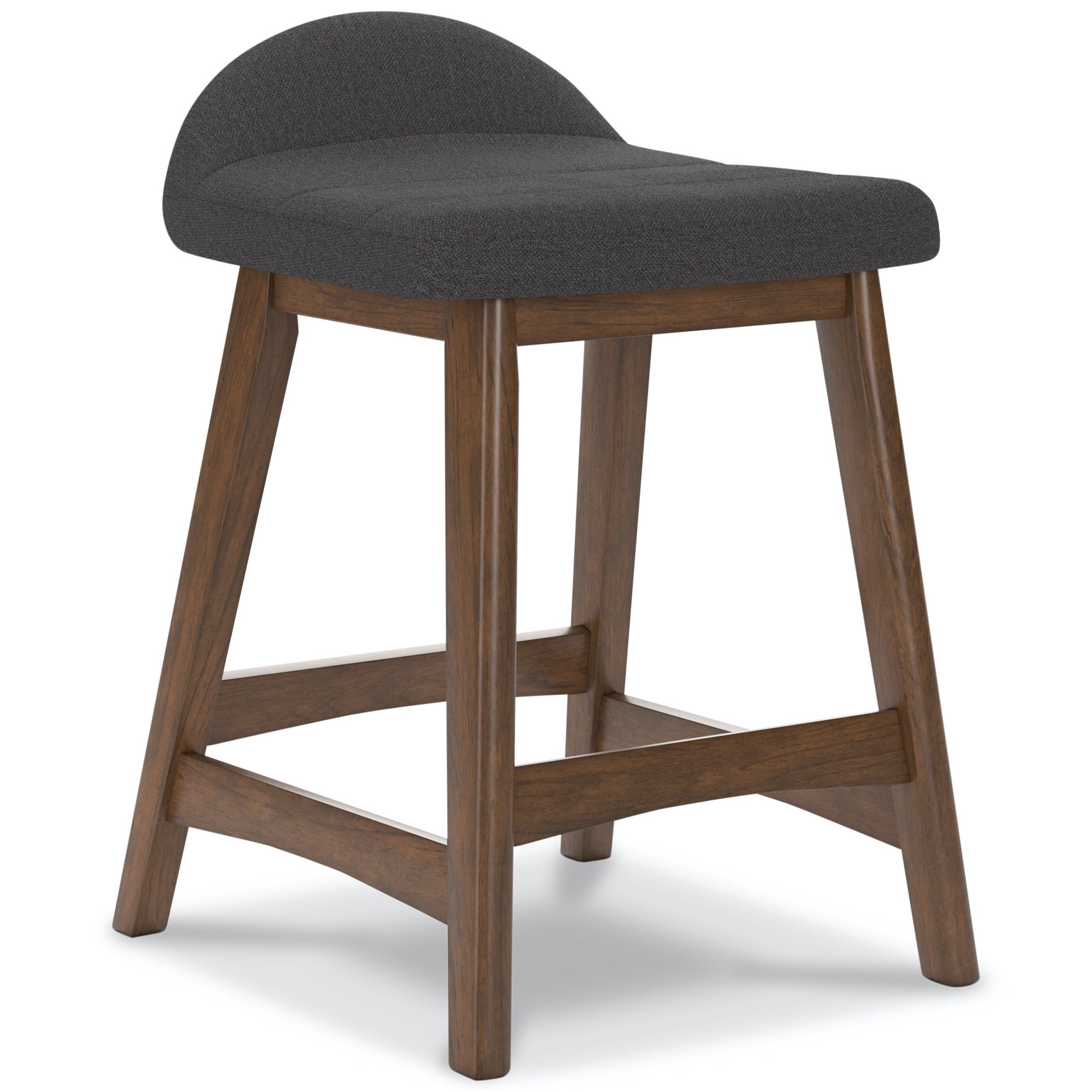 Lyncott Charcoal Counter Height Bar Stool (Set of 2)