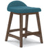 Lyncott Blue Counter Height Bar Stool (Set of 2)