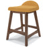 Lyncott Mustard Counter Height Bar Stool (Set of 2)