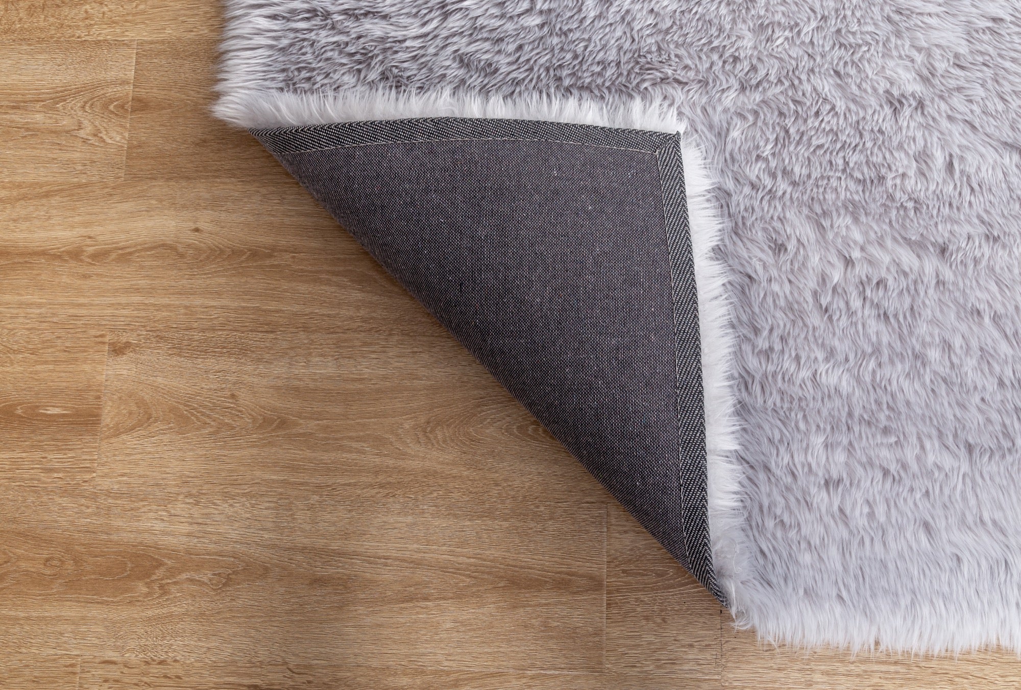 Flokati Shag Grey 5x7 Area Rug