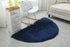 Manhattan Navy Half Moon Area Rug