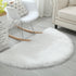 Manhattan White Half Moon Area Rug