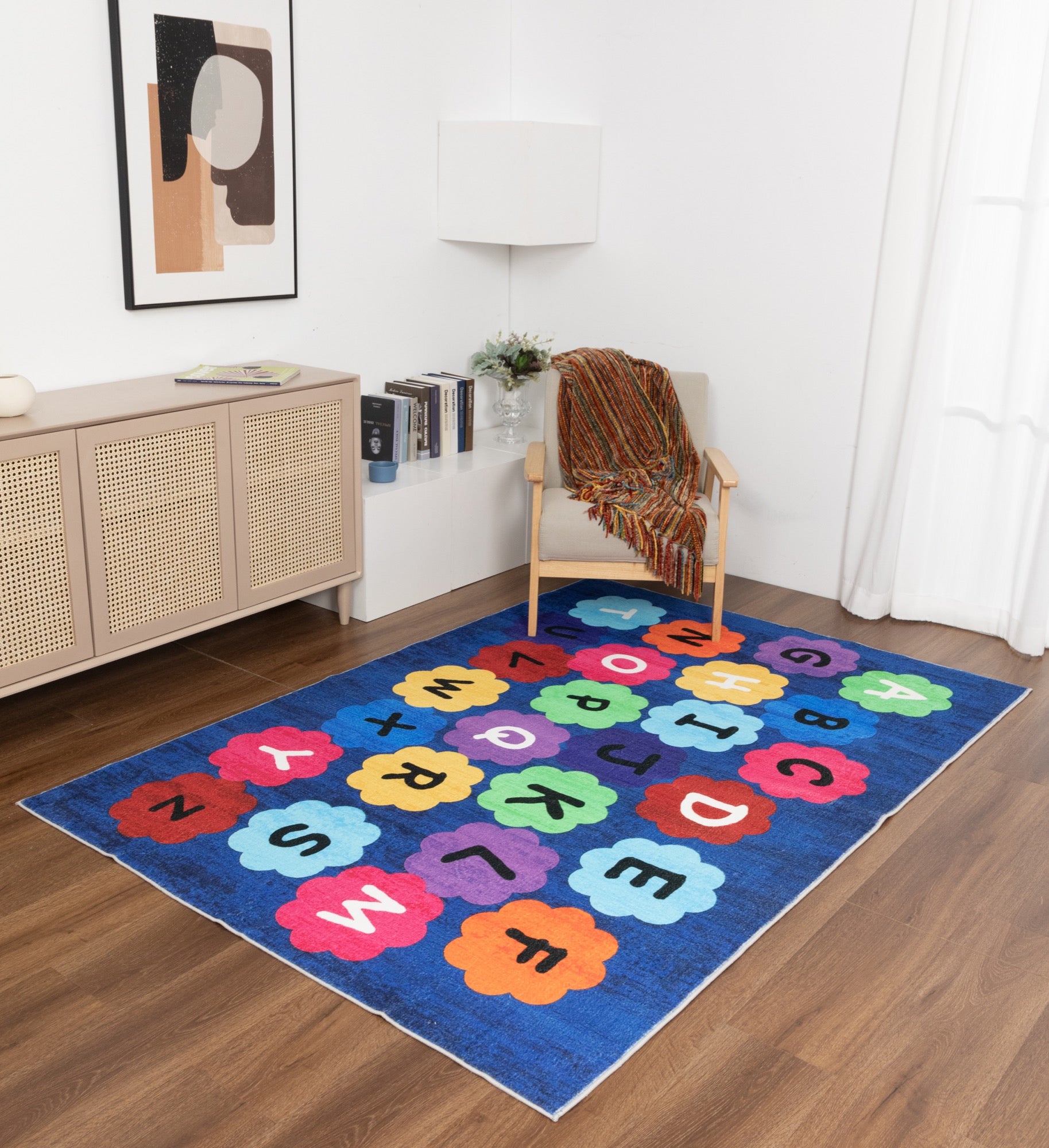 Kids Letters 5x7 Area Rug