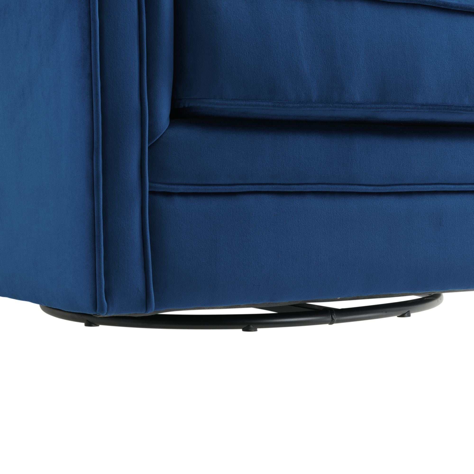 Loden Swivel Chair in Royale Cobalt