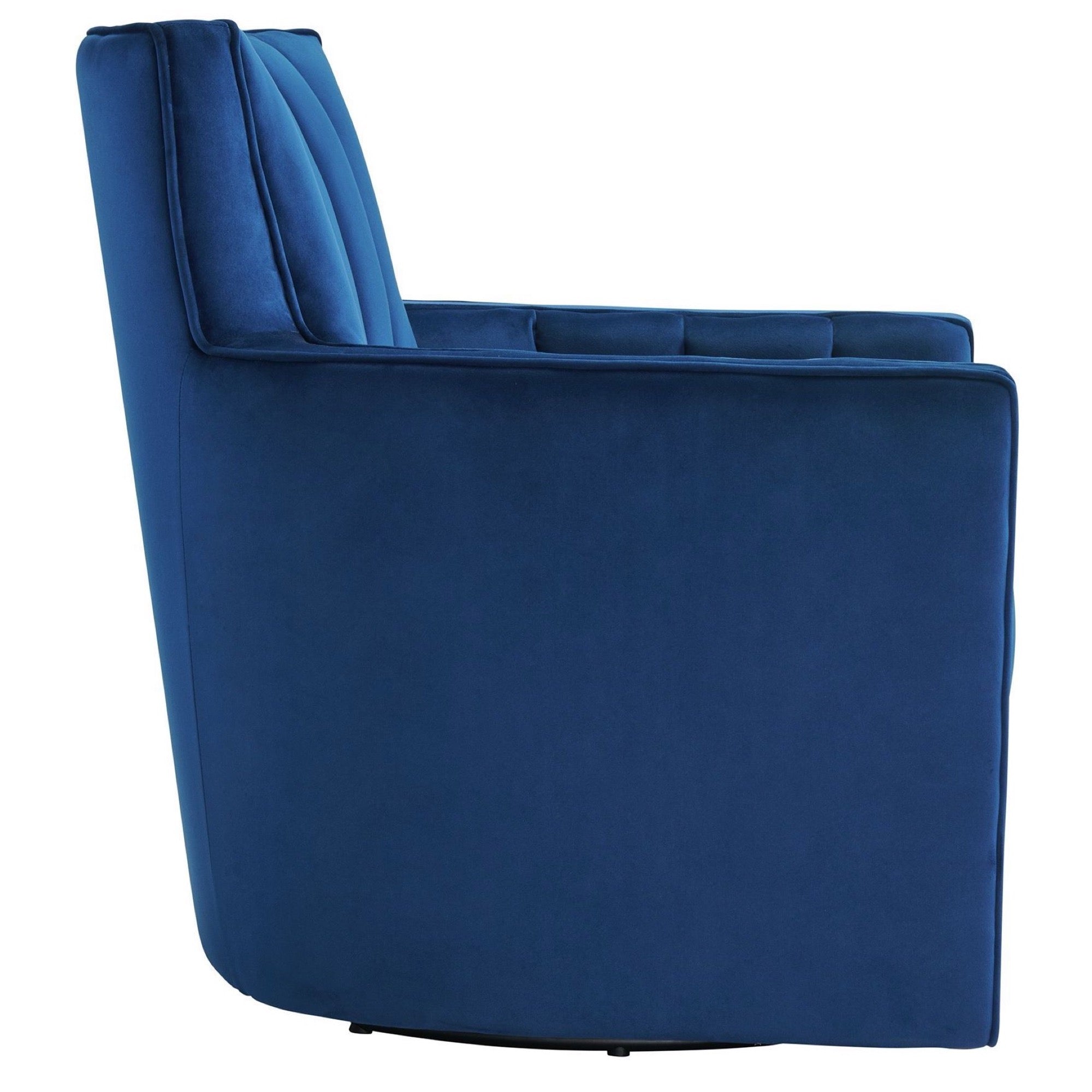 Loden Swivel Chair in Royale Cobalt