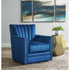 Loden Swivel Chair in Royale Cobalt