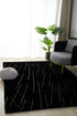 Emma 5x7 Black/Gold Area Rug