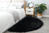 Manhattan Black Half Moon Area Rug