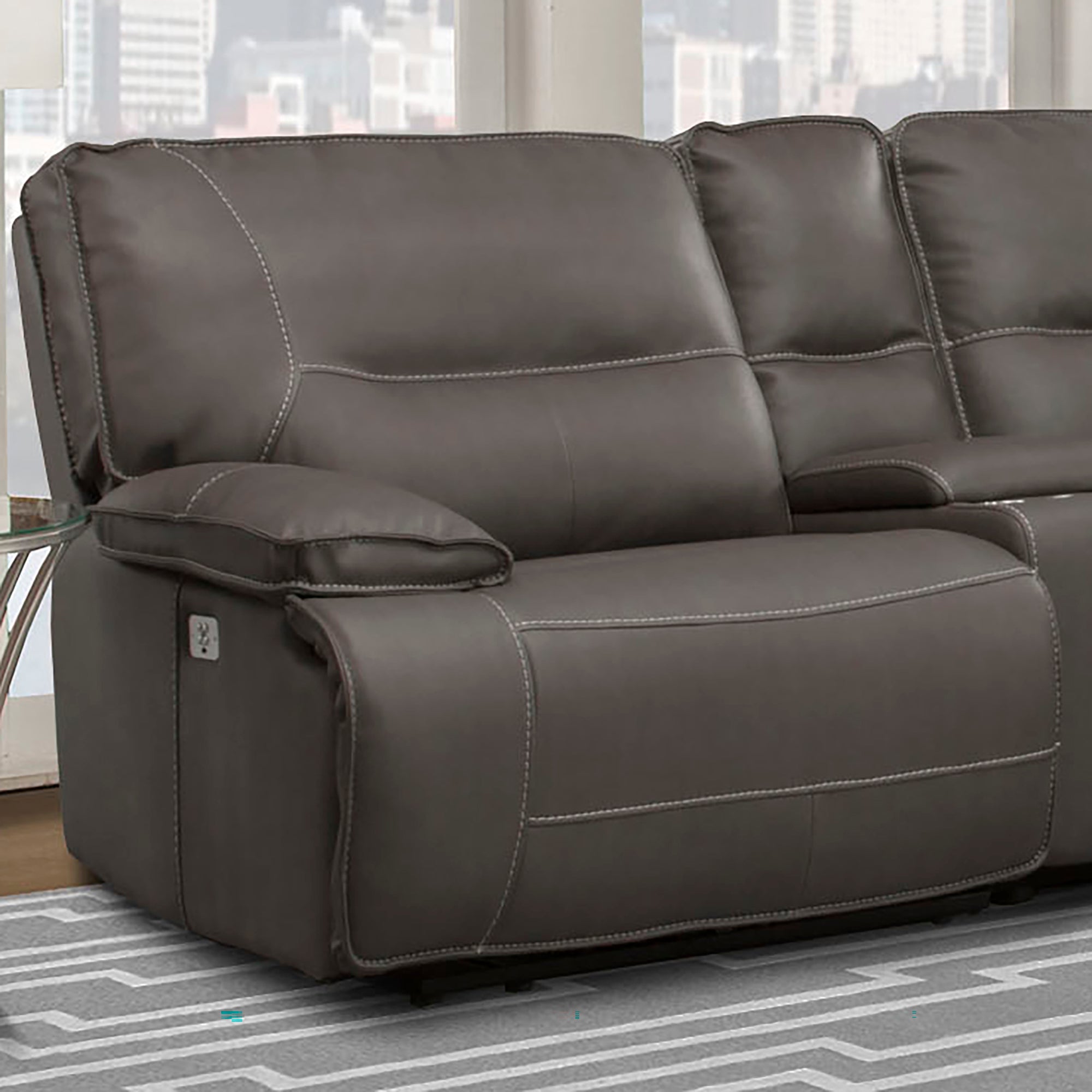 Spartacus Haze Power Reclining Sectional