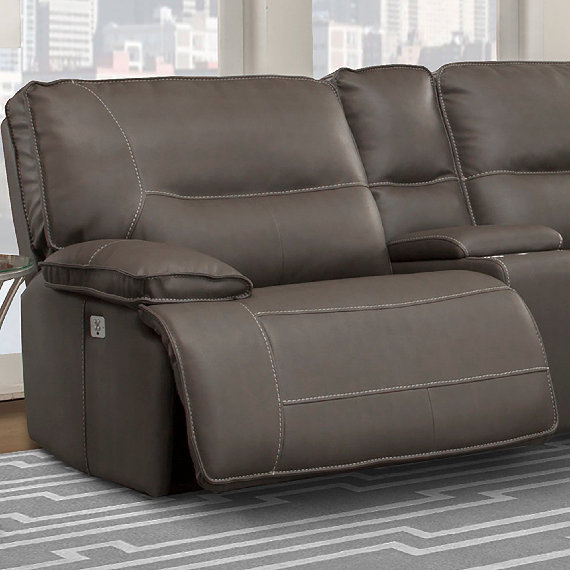 Spartacus Haze Power Reclining Sectional