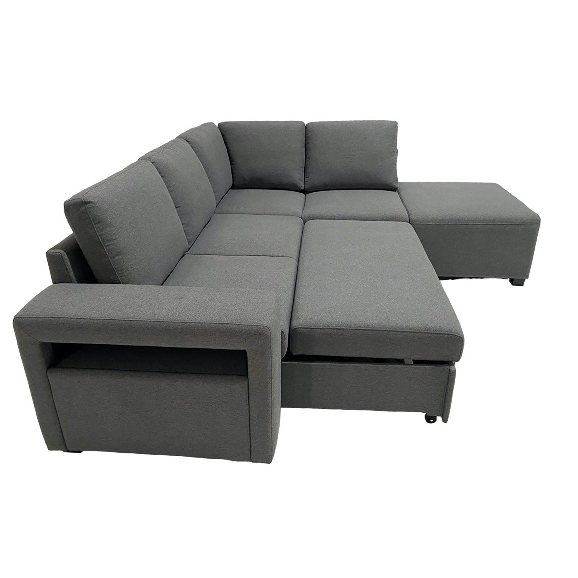 Morgan Sleeper Sectional with Storage Ottoman