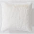 Faux Rabbit Fur White Pillow