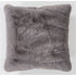 Faux Rabbit Fur Grey Pillow