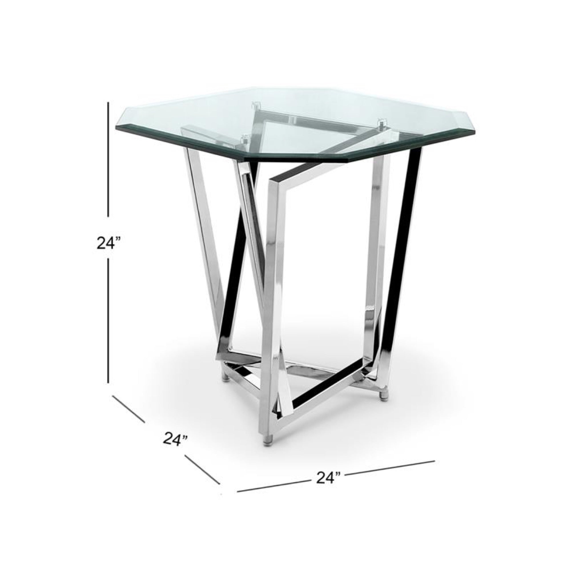 Lenox Octoganal End Table