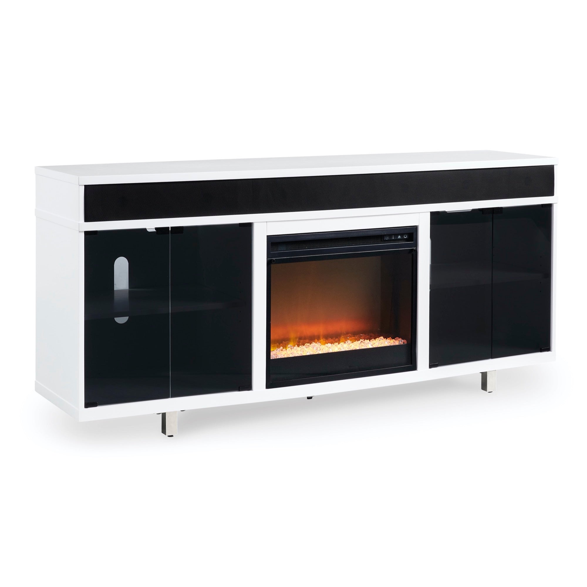 Gardoni 72" TV Stand with Electric Fireplace