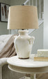 Emelda Cream Table Lamp