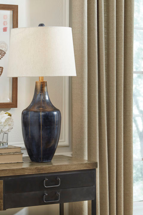 Evania Indigo Table Lamp