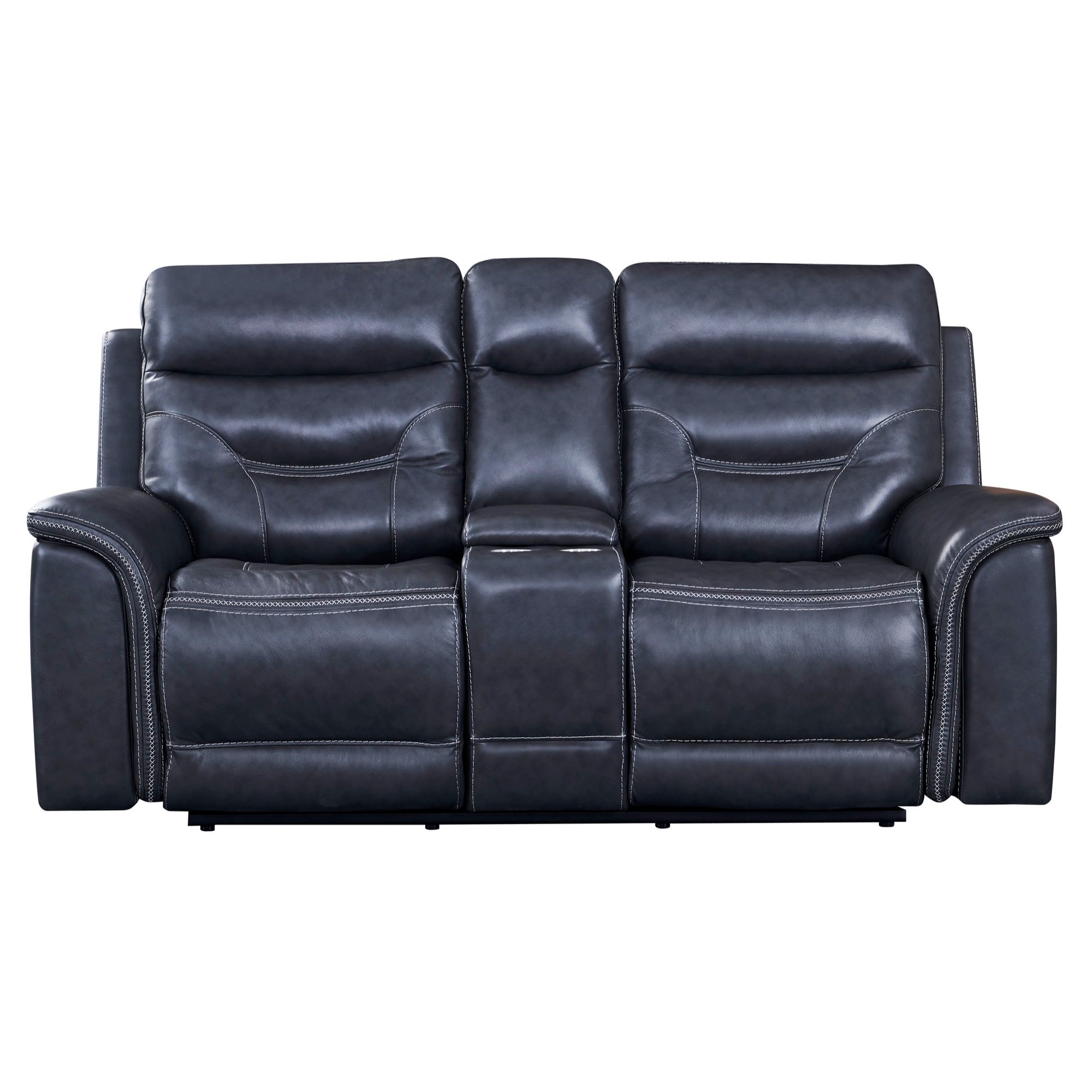 Bullard Power Reclining Leather Living Room Set