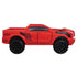 Roverton Kid's Red Pick Up Truck Bed with LED Lights