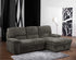 Tessaro Charcoal Sleeper Sectional w/ Popup Storage Chaise