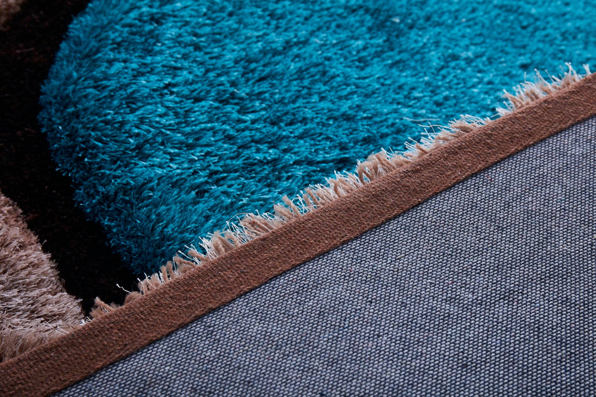 Mateos 5x7 Blue/Brown Area Rug