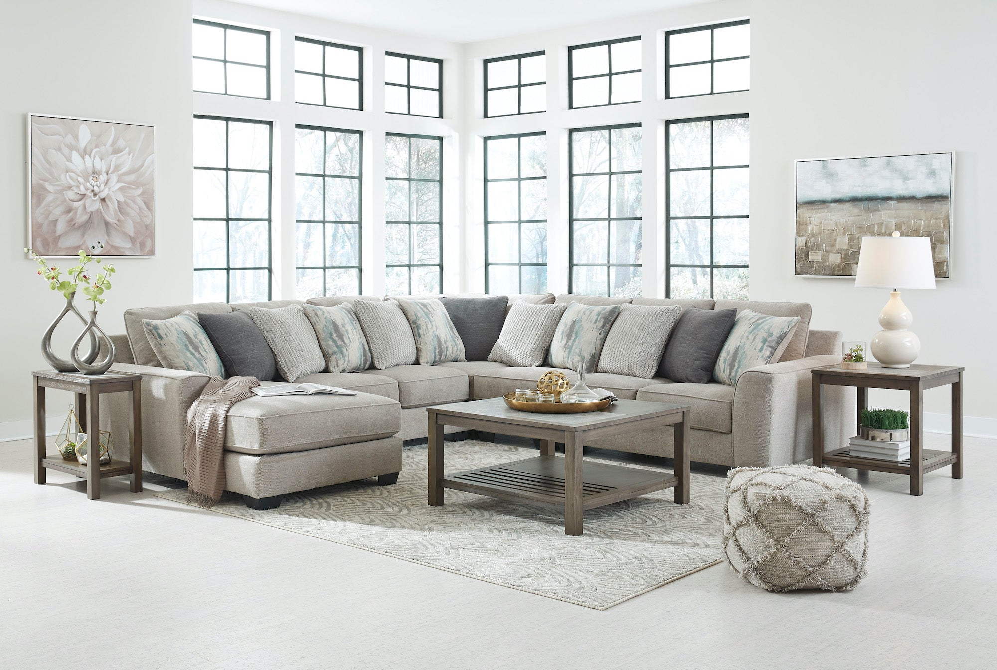 Ardsley 5-Piece Sectional with Chaise