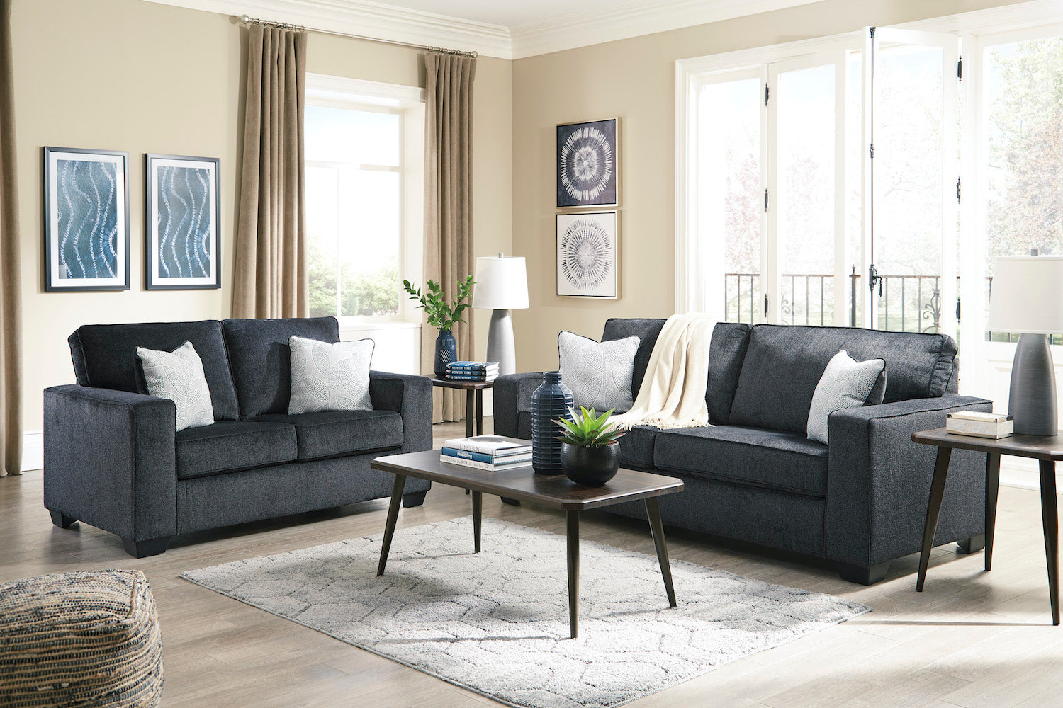 Abigail Slate Living Room Set